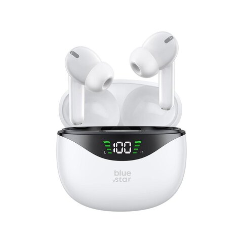 Blue Star suchawki bezprzewodowe stereo TWS T60 biae