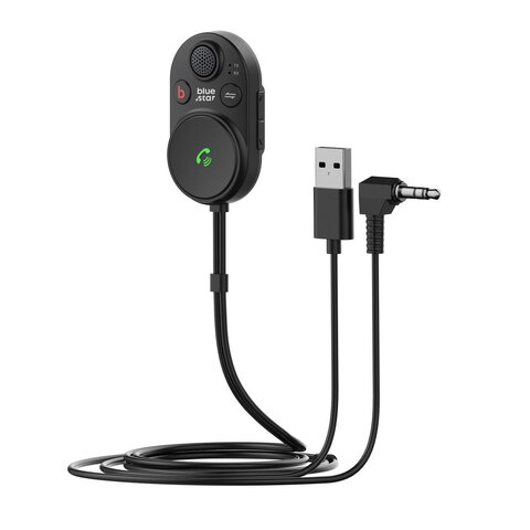 BLUE STAR transmiter bluetooth 2w1 CarLink BT62 czarny