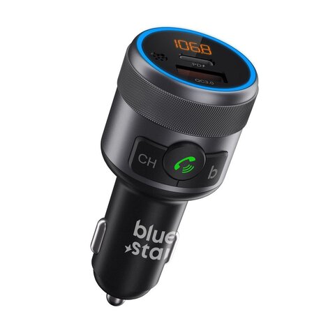 BLUE STAR transmiter FM QC3.0 PD 42W AutoHarmony C81 szary