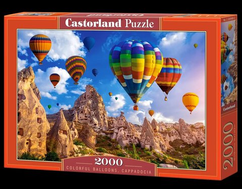 CASTORLAND Puzzle układanka 2000 elementów Colorful Balloons Cappadocia - Balony w Kapadocji 92x68cm