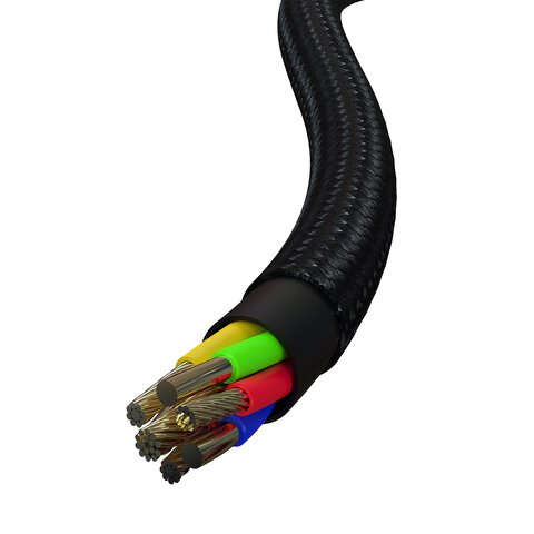 Devia kabel Extreme 4w1 PD USB-C + USB - USB-C + Lightning 1,5 m czarny