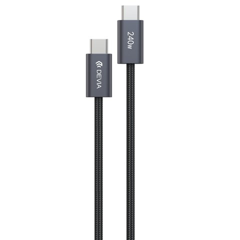 Devia kabel Extreme EC652 PD USB-C - USB-C 2,0 m 240W czarny