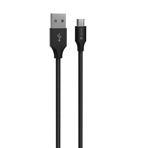 Devia kabel Gracious EC207 USB - MicroUSB 2,0 m 2,1A czarny