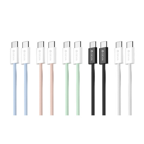 Devia kabel Smart EC325 PD USB-C - USB-C 1,0 m 60W 3A zielony