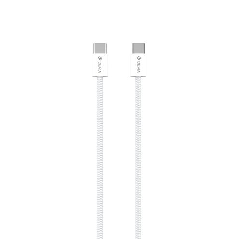 Devia kabel Smart PD USB-C - USB-C 1,0 m 60W 3A biały