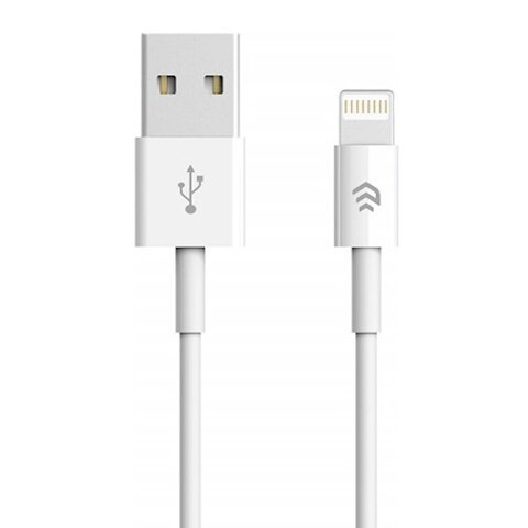 Devia kabel Smart USB - Lightning 1,0 m 2,1A biały 