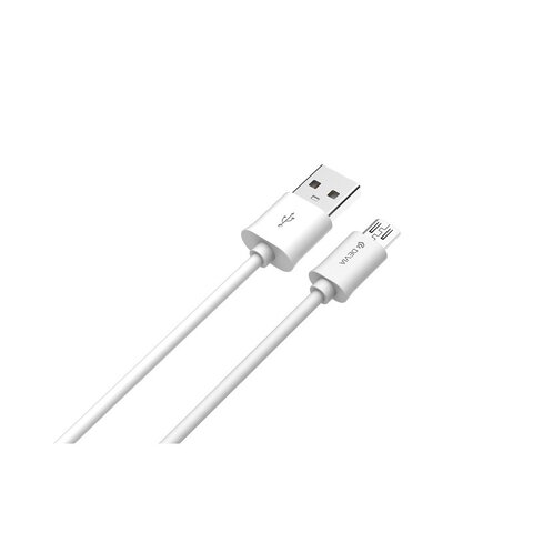 Devia kabel Smart USB - microUSB 2,0 m 2,1A biały