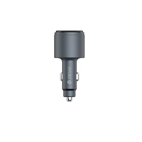 Devia ładowarka samochodowa Extreme Metal PD QC 116W 1x USB 2x USB-C czarna