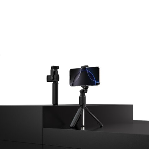 Devia selfie stick Bluetooth tripod ES083 czarny Devia selfie stick Bluetooth tripod ES083 czarny