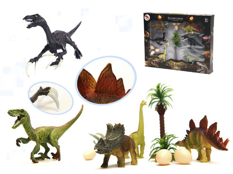 Figurki dinozaurów zestaw 14 elementów