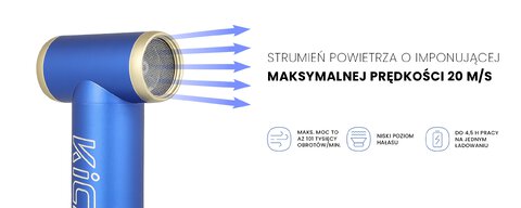 Dmuchawa wielofunkcyjna FeiyuTech KiCA JetFan 2 - niebieska