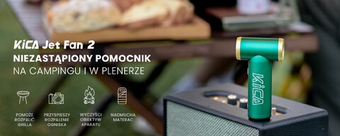 Dmuchawa wielofunkcyjna FeiyuTech KiCA JetFan 2 - zielona