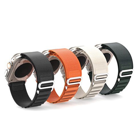 DUX DUCIS pasek GS nylonowy do Apple Watch 42 / 44 / 45 / 49 mm pomaraczowy