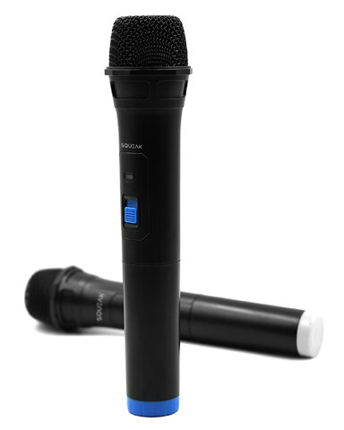 Dwa bezprzewodowe mikrofony SQUEAK VocalDuo 2,4GHz USB SQ1007