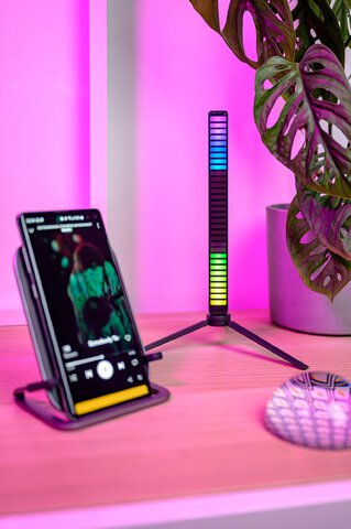 Equalizer RGB Redleaf 32LED 3d - czarny