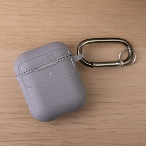 Etui Carbon do Airpods 4 szare