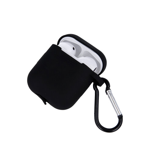 Etui do Airpods Pro 2 czarne z haczykiem