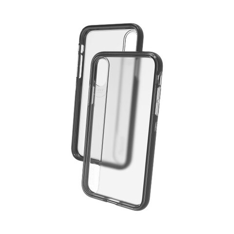 Zestaw Etui Gear4 Windsor do Iphone X/XS BLACK IC8WDRBLK + szkło hartowane 9H