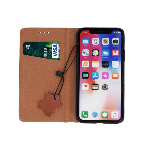 Etui skórzane Smart Pro do Samsung Galaxy A36 5G / A56 5G brązowe