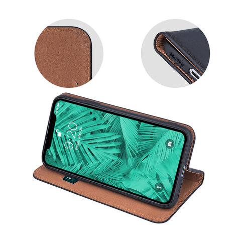 Etui skórzane Smart Pro do Samsung Galaxy A36 5G / A56 5G czarne