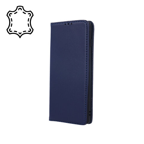 Etui skórzane Smart Pro do Samsung Galaxy A36 5G / A56 5G granatowe