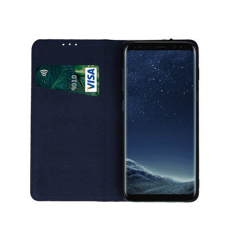 Etui skórzane Smart Pro do Xiaomi Redmi 14C 4G/ 14C 5G / Redmi A4 / POCO C75 granatowe