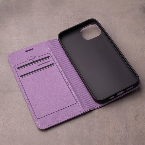 Etui Smart Caro do Motorola Moto G34 5G fioletowe