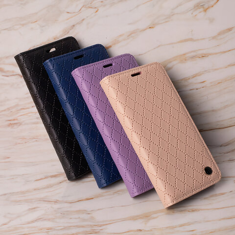 Etui Smart Caro do Samsung Galaxy A20e (SM-A202F) granatowe