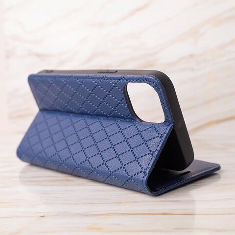 Etui Smart Caro do Samsung Galaxy A20e (SM-A202F) granatowe