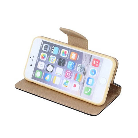 Etui Smart Fancy do Xiaomi Redmi 12C czarno-złote