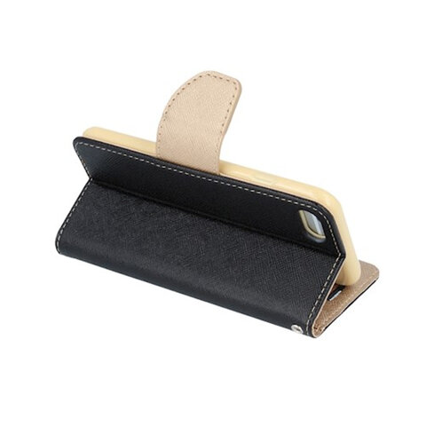 Etui Smart Fancy do Xiaomi Redmi 12C czarno-złote