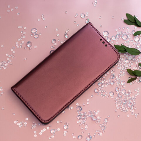 Etui Smart Magnetic do Samsung Galaxy A34 5G burgundowe