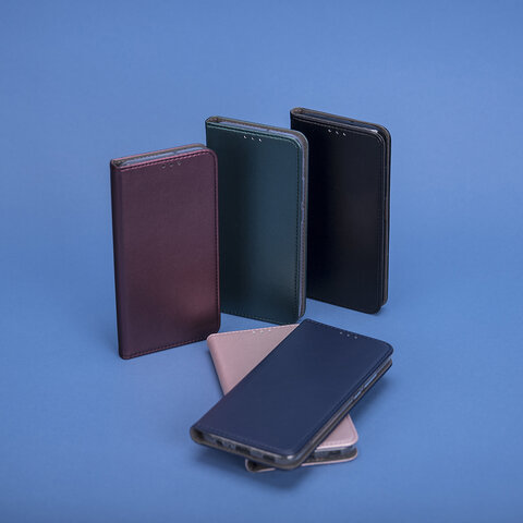Etui Smart Magnetic do Samsung Galaxy A71 różowo-złoty