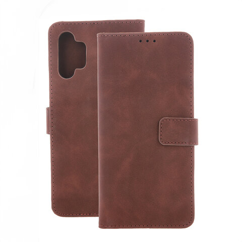 Etui Smart Velvet do Samsung Galaxy A15 4G / A15 5G brązowe