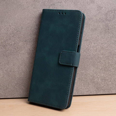 Etui Smart Velvet do Samsung Galaxy A15 4G / A15 5G ciemnozielone