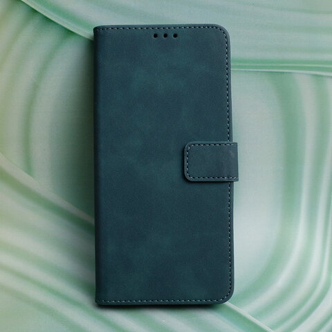 Etui Smart Velvet do Samsung Galaxy A55 5G ciemnozielone
