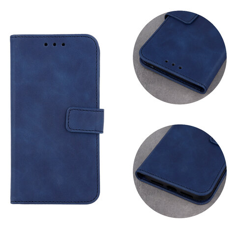 Etui Smart Velvet do Xiaomi Redmi Note 10 / Redmi Note 10S granatowe