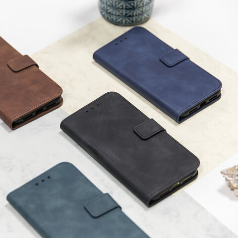 Etui Smart Velvet do Xiaomi Redmi Note 10 / Redmi Note 10S granatowe