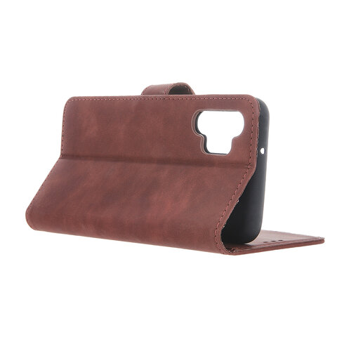 Etui Smart Velvet do Xiaomi Redmi Note 13 5G (global) brązowe