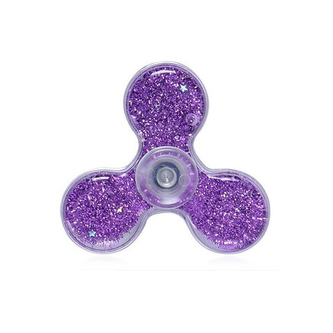 Fidget Spinner Glitter Fioletowy - PROMOCJA