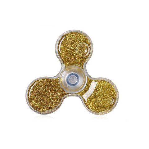 Fidget Spinner Glitter Żółty - PROMOCJA