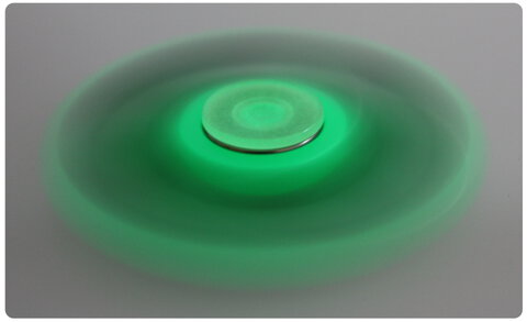 Fidget Spinner Minele Glow Floroscent Dark Green