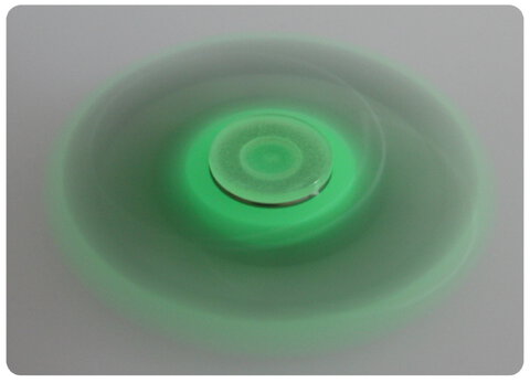 Fidget Spinner Minele Glow Floroscent Green