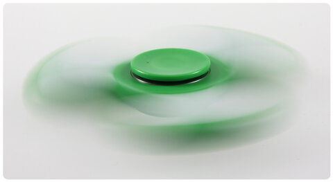 Fidget Spinner Minele LED Green