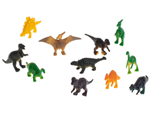 Figurki zwierzęta morskie dzikie zagrodowe dinozaury zestaw mix 48sztuk