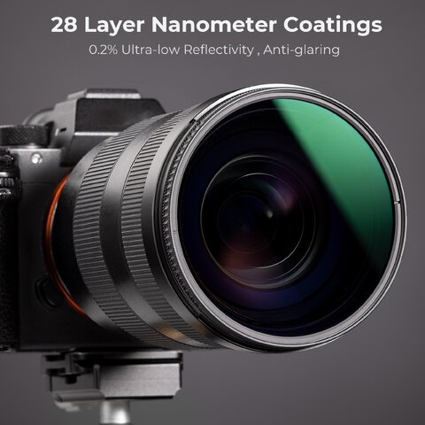 Filtr polaryzacyjny kołowy K&F Concept Nano-X MRC CPL - 72 mm