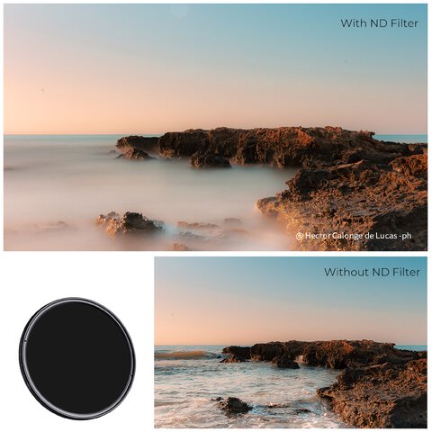 Filtr szary regulowany K&F Concept Nano-C HMC Fader ND2-400 - 49 mm