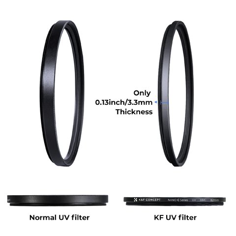 Filtr UV K&F Concept Nano-C HMC UV - 55 mm