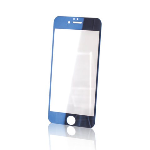 Folia ochronna Tempered Glass ze szkła hartowanego do iPhone 5 niebieska
