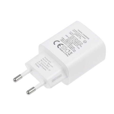 Forcell adowarka Sieciowa - 3A 30W z dwoma portami: USB typ C i USB A z adowaniem PD i QC 4.0